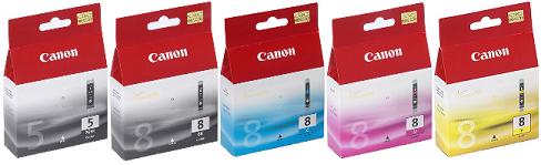 Original Canon 5 Ink Cartridge Pack - Free UK Delivery